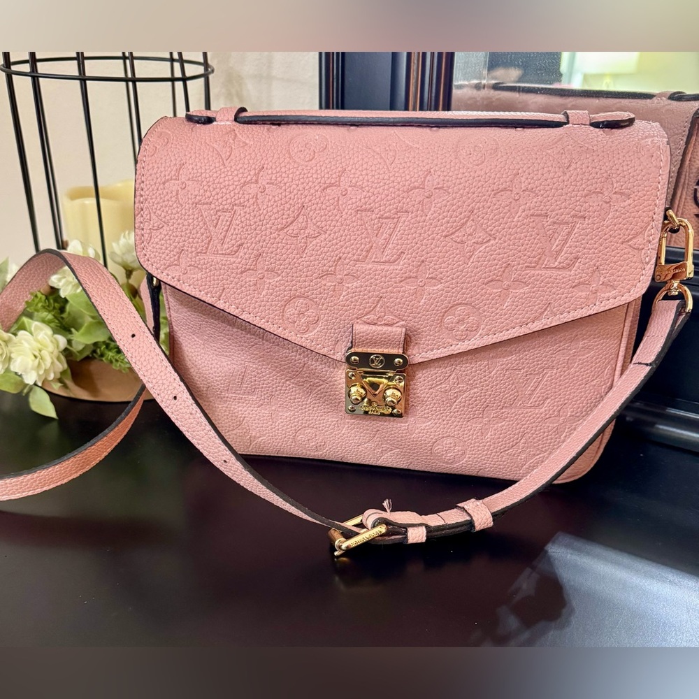 Pink Leather Purse